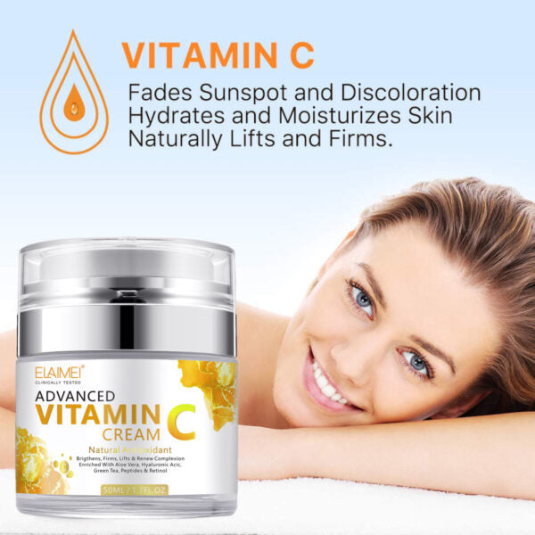 Crema facial perfeccionadora con vitamina C