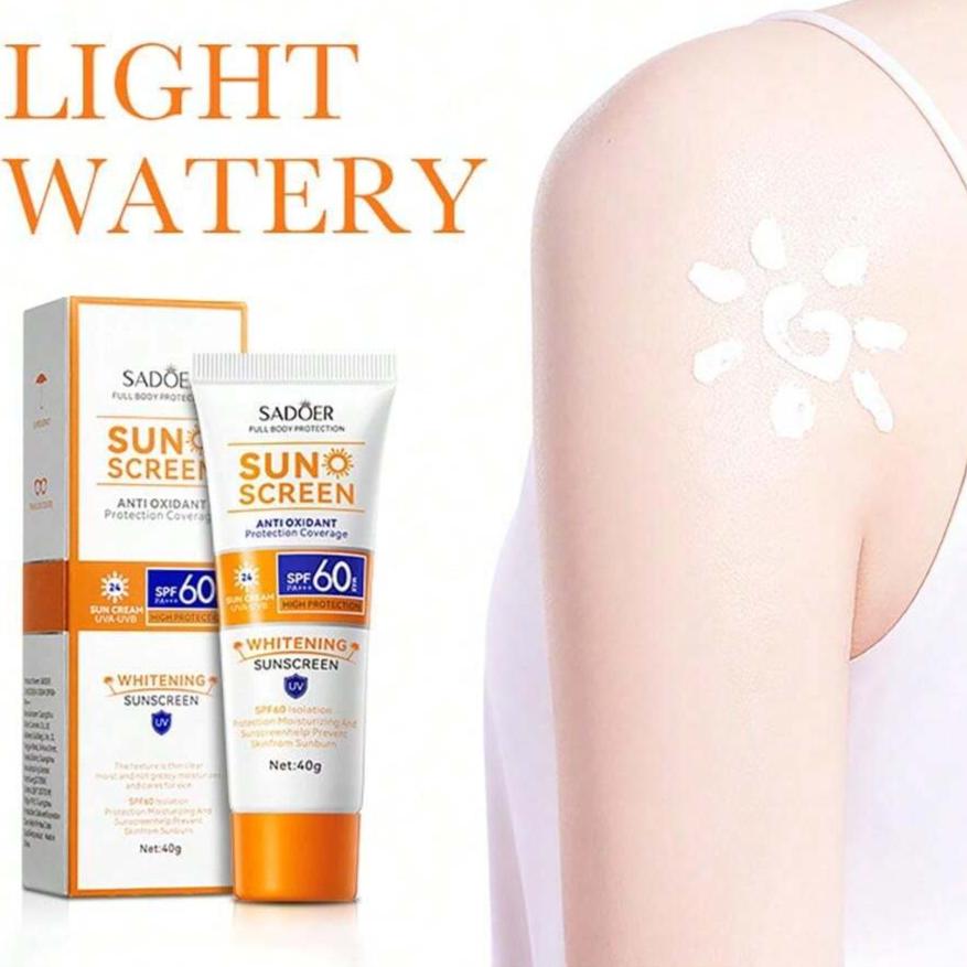 Crema blanqueadora natural con protección solar