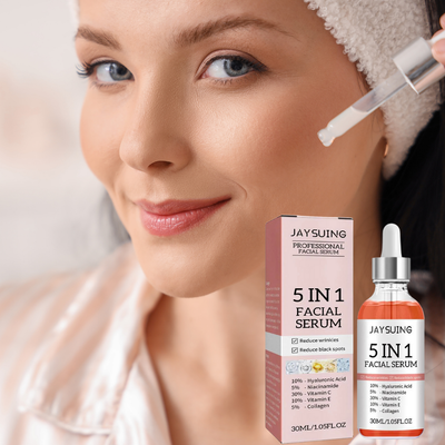 Suero Facial 5 en 1 con Colágeno y Ácido Hialurónico
