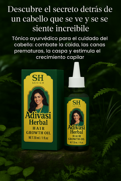 Aceite Herbal para el Crecimiento del Cabello