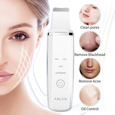 Purificador ultrassônico de poros para pele facial