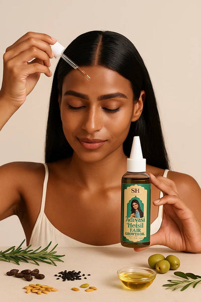 Aceite Herbal para el Crecimiento del Cabello