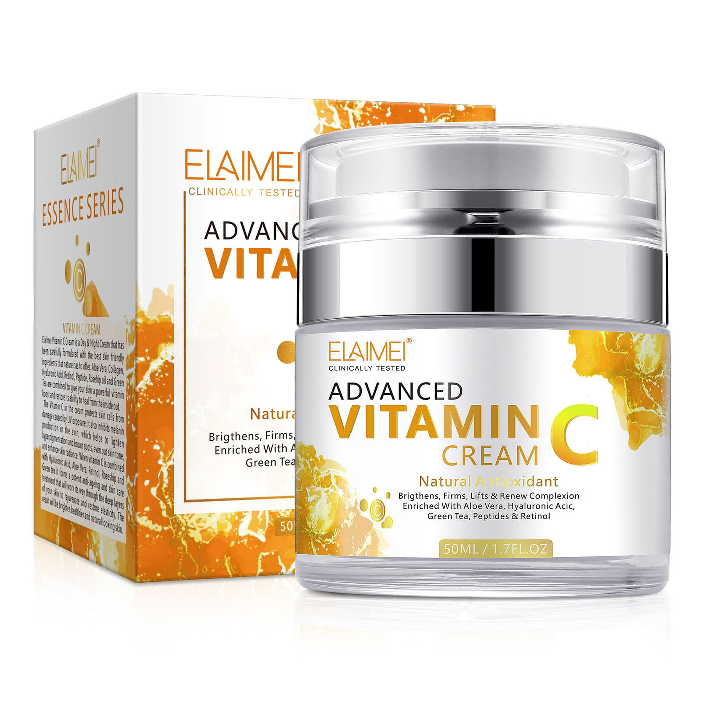 Crema facial perfeccionadora con vitamina C