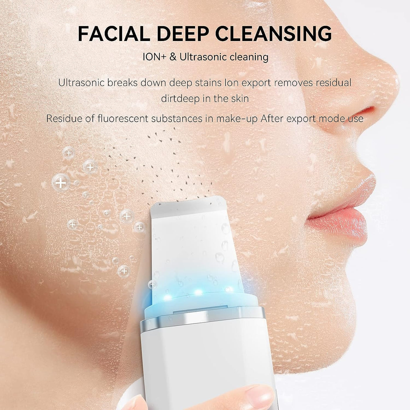 Ultrasonic Face Skin Pore Scrubber