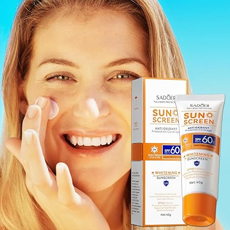 Crema blanqueadora natural con protección solar