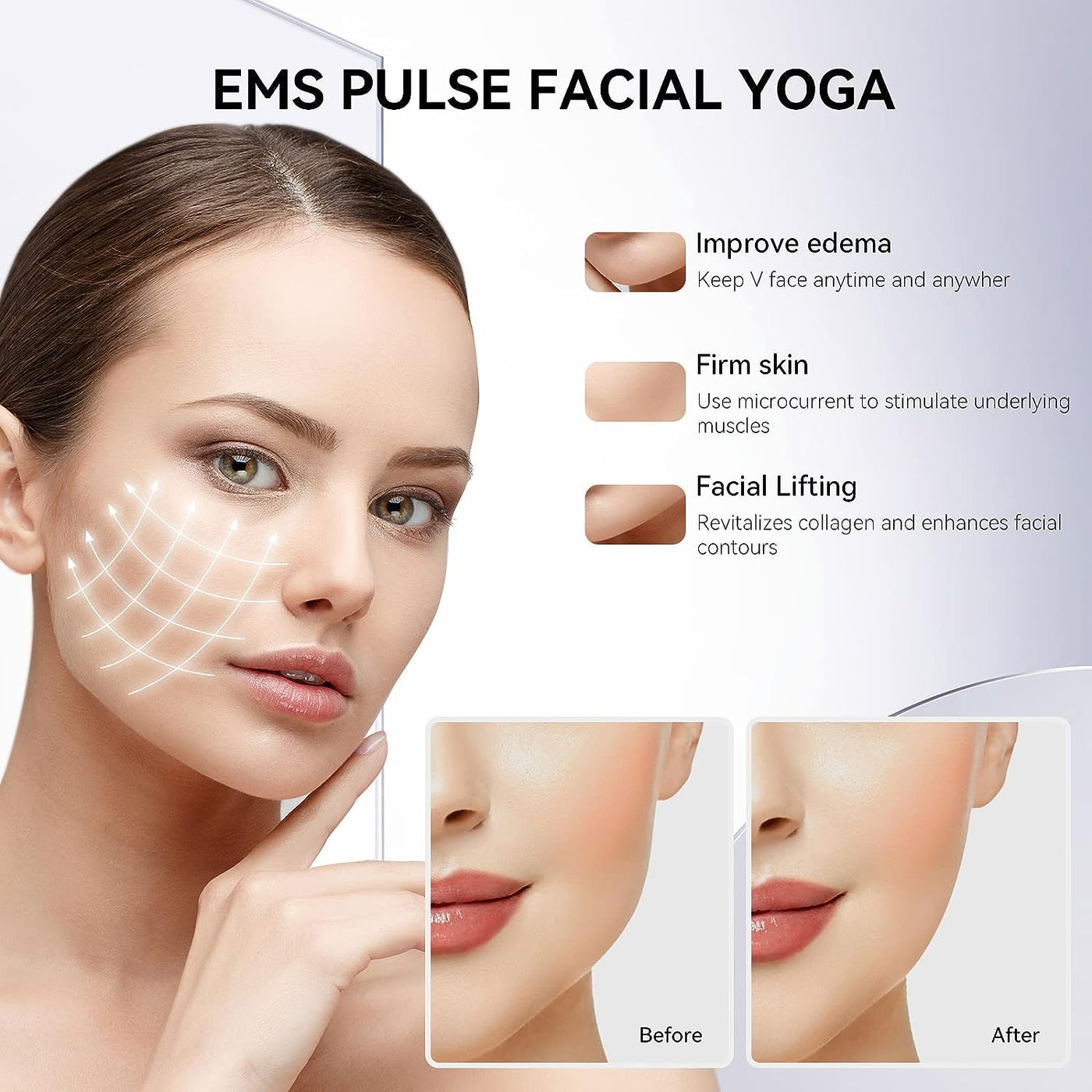 Purificador ultrassônico de poros para pele facial