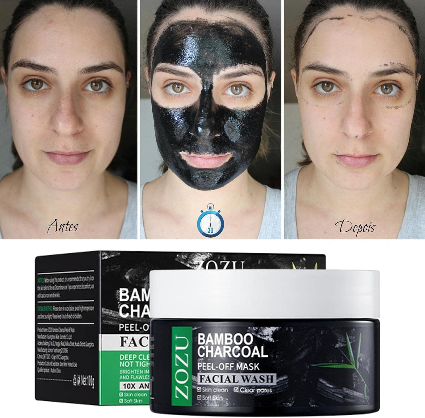 Bamboo Charcoal Black Peel Off Mask