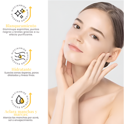 Suero Hidratante y Reparador con Oro 24K y Niacinamida