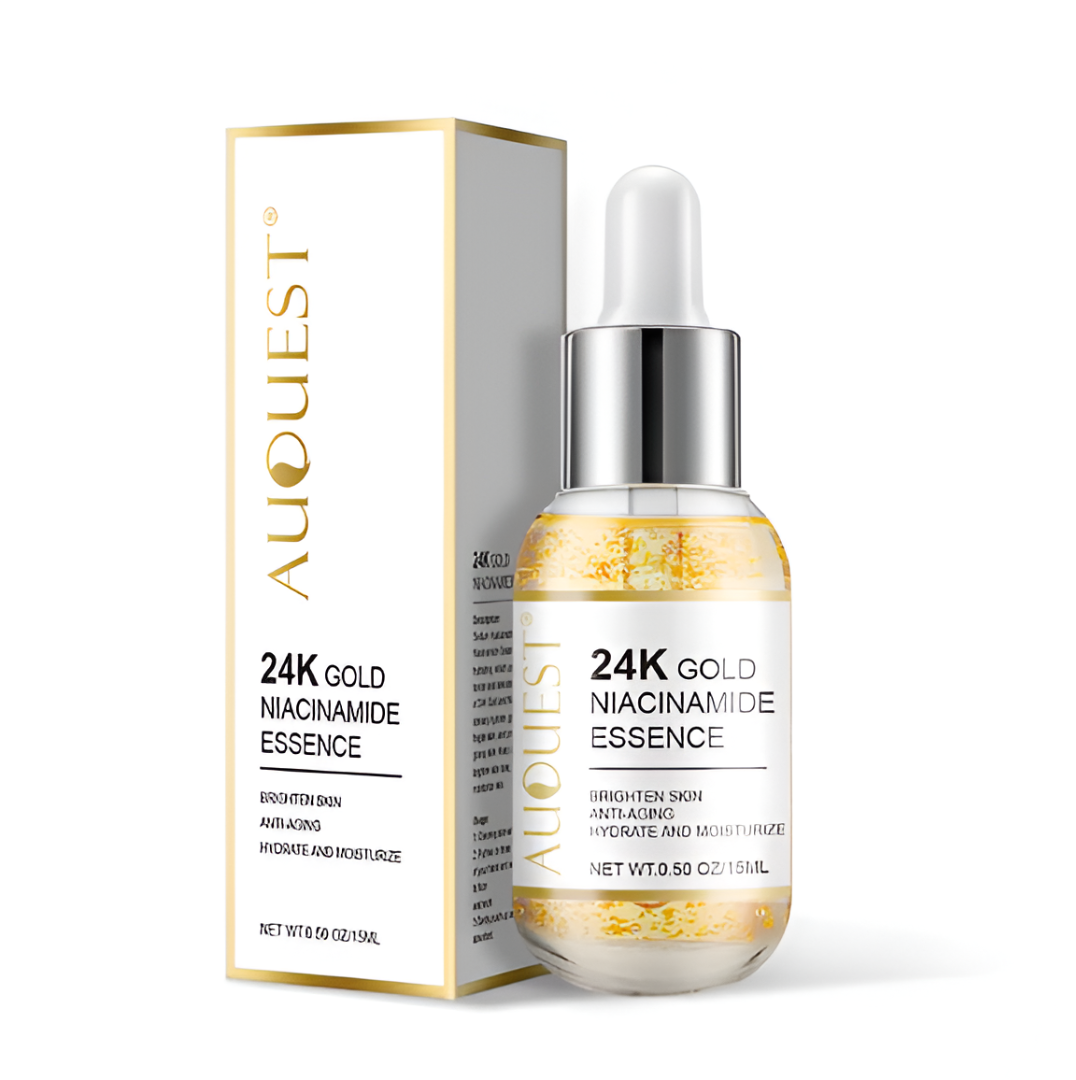 Suero Hidratante y Reparador con Oro 24K y Niacinamida