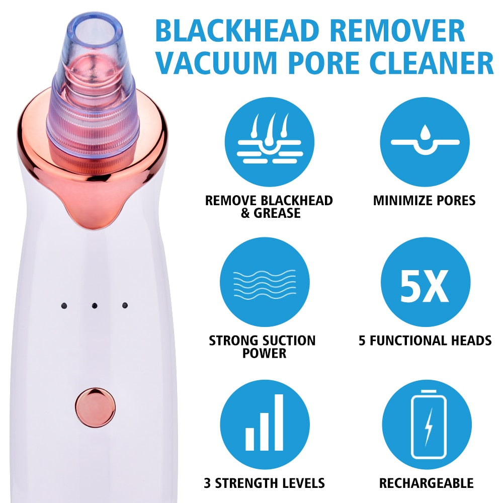 Electric Vacuum Facial Blackhead Remover