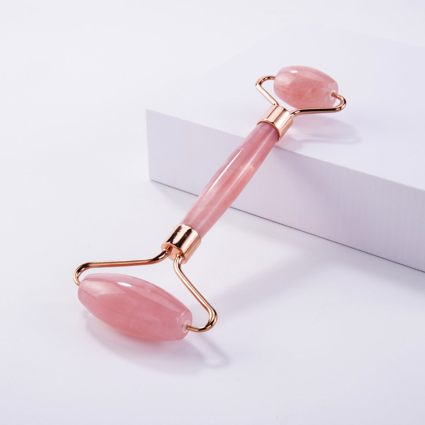 Gua Sha with Rose Quartz Facial Roller Set