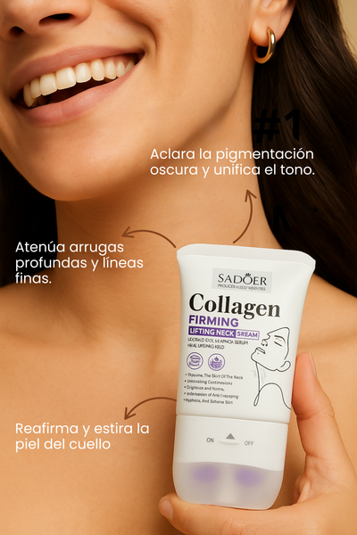 Crema Reafirmante para el Cuello con Colágeno.