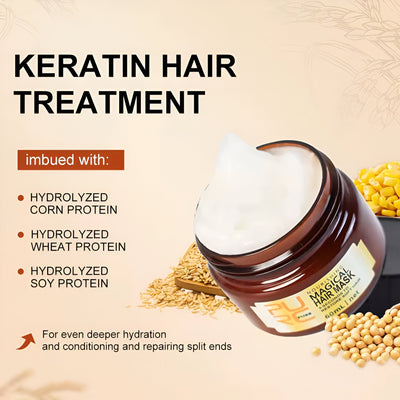 Keratin Mask Hair Straightening