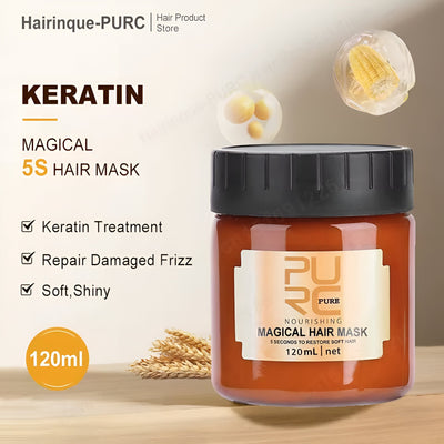 Keratin Mask Hair Straightening