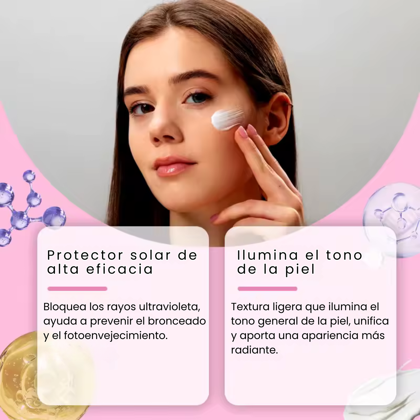 Radiant Rose Sunscreen SPF90+