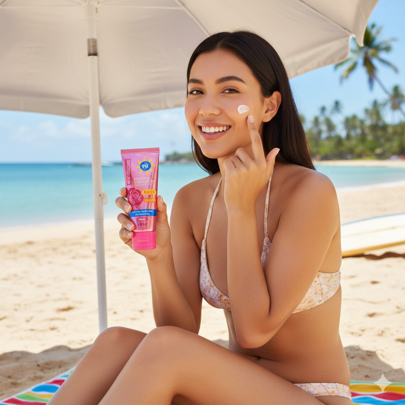 Radiant Rose Sunscreen SPF90+