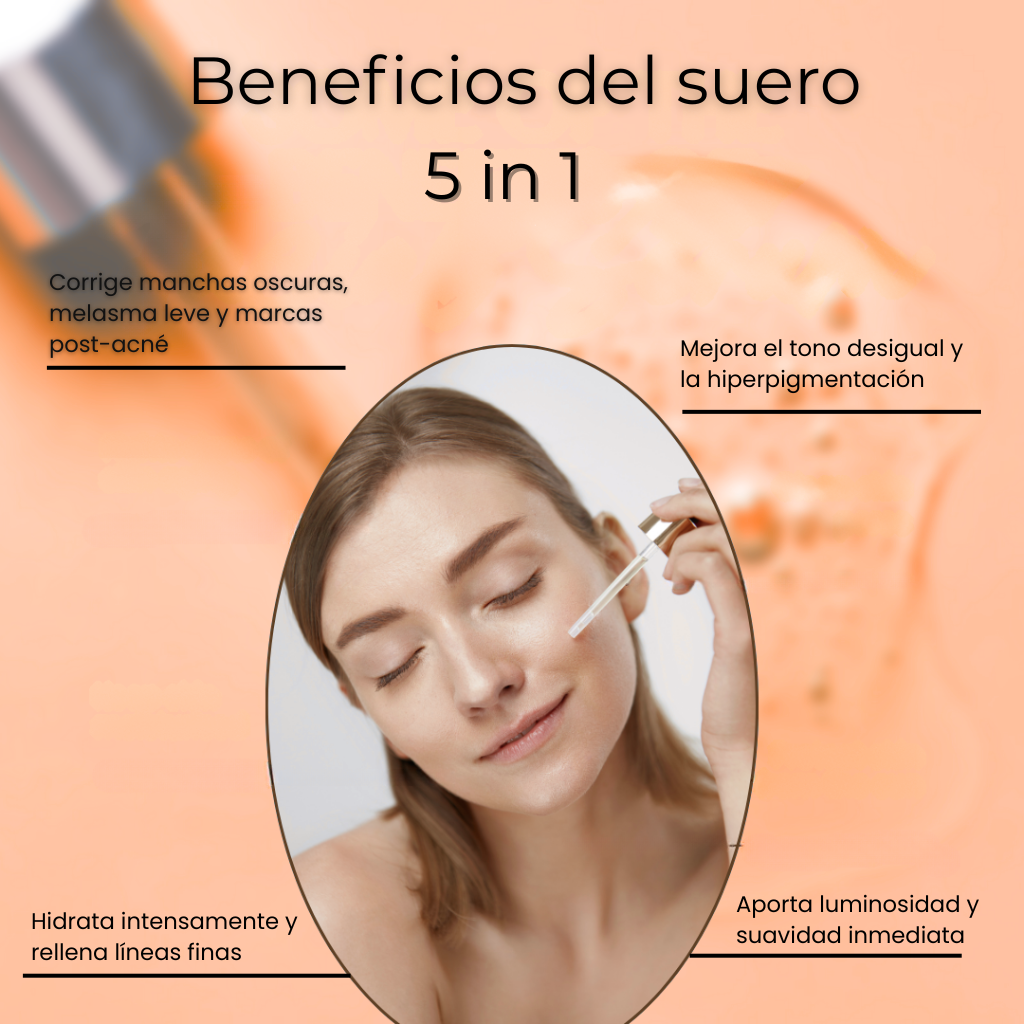Suero Facial Profesional 5 en 1 