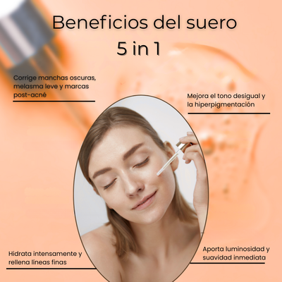 Suero Facial Profesional 5 en 1 