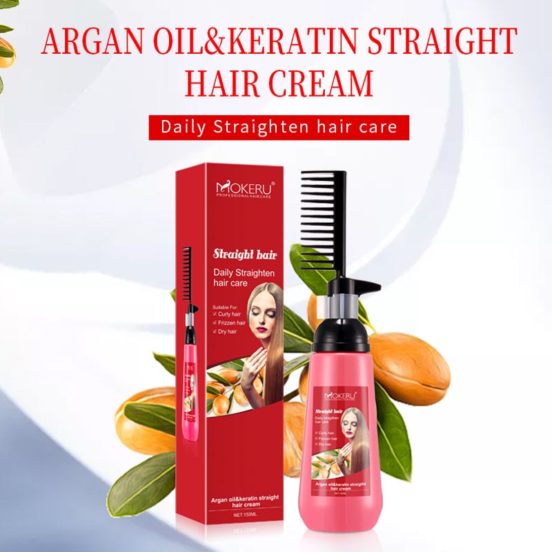 Straightening Hair Cream Comb