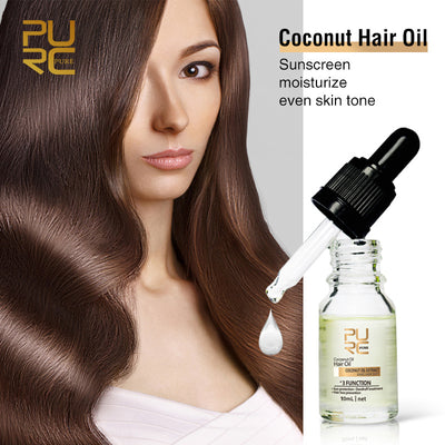 Aceite de esencia de coco para el cabello