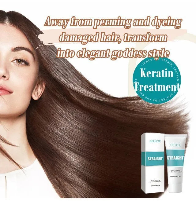 Keratin Cream Smoothing Hair